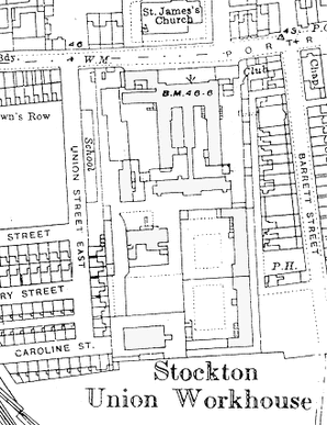 Stockton Portrack Lane site, 1914.