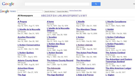 Google redesigns new archives ,old newspapers