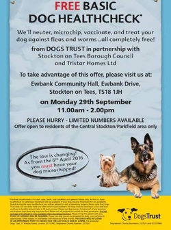 free microchipping for dogs in stockton on tees