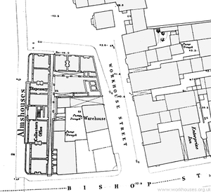 Stockton Workhouse Street site, 1855.