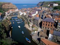 View over Whitby Harbour Picture