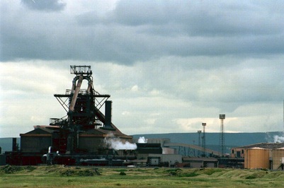 Lackenby steelworks in 1978 teesside