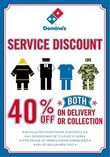 dominos stockton military nhs service discount coupon code Picture